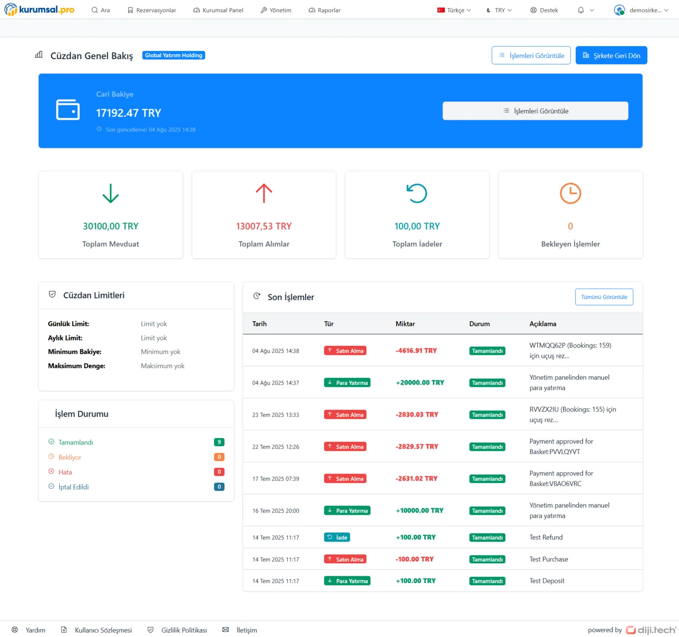 Cari Hesab & Faktura İdarəetməsi